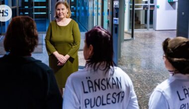 Mielenosoittajat menivät ministeriöön – Kaisa Juuso myönsi sote-uudistuksen ongelmat