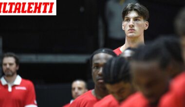 Mikä jättiläinen! Olivier, 19, on historiallisen pitkä koripalloilija