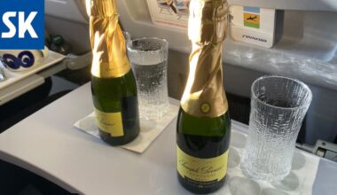 Samppanjapanna Finnairin bisnesluokassa Euroopassa jatkuu