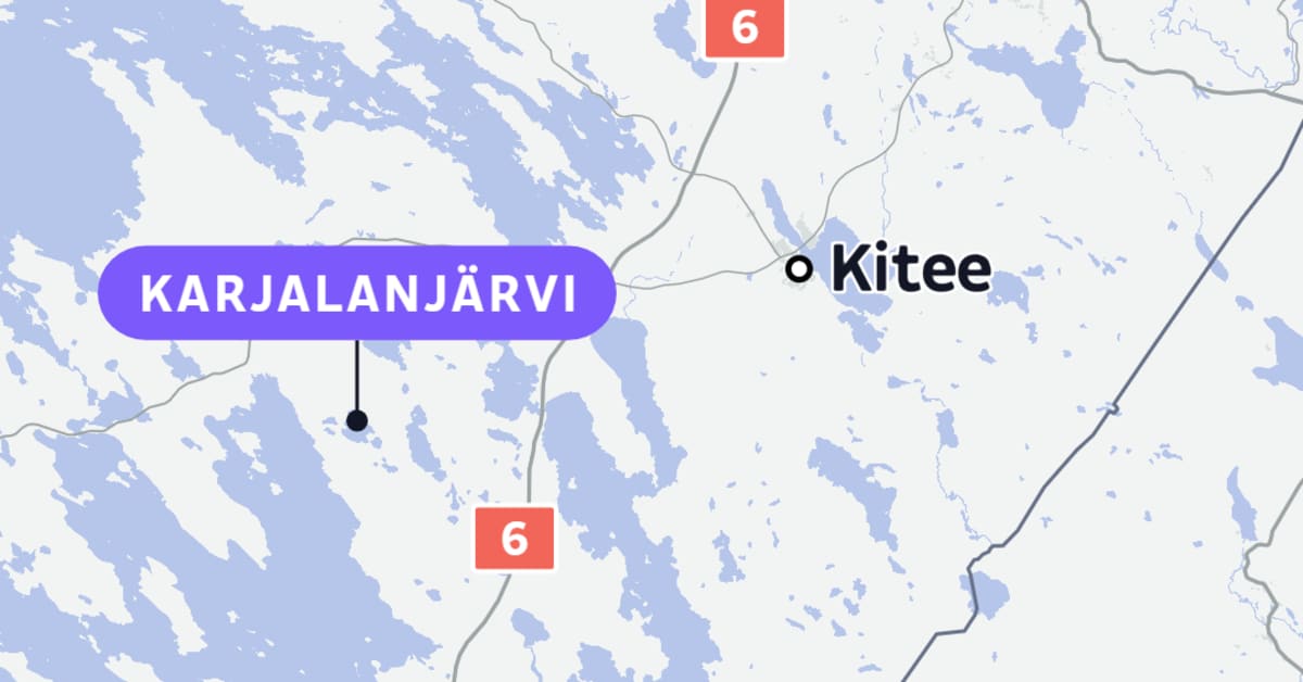 Kaksi ihmistä joutui veden varaan Kiteellä, saatiin pelastettua | Kotimaa