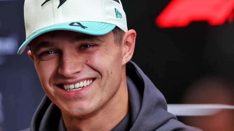Lando Norris i närbild.