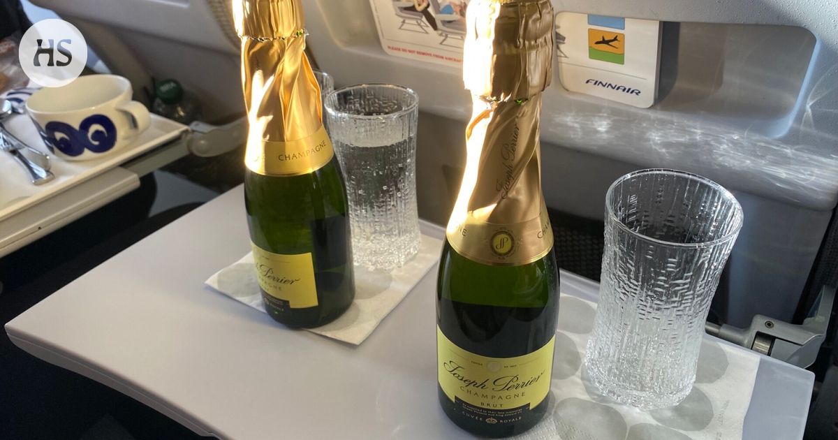 Finnair julkaisi lentojen ruokalistat: Bisnesluokka jää Euroopassa ilman samppanjaa