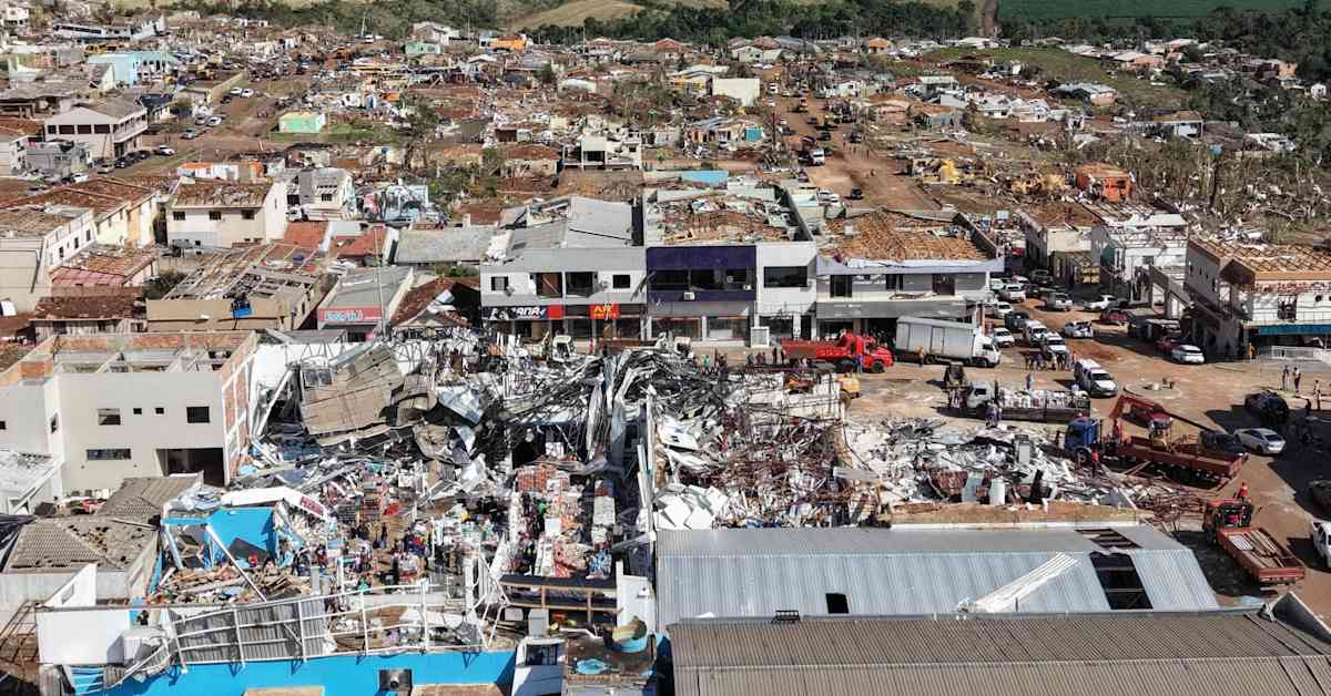 Useita kuoli, kun pyörremyrsky tuhosi kaupungin Brasiliassa | Uutisia lyhyesti