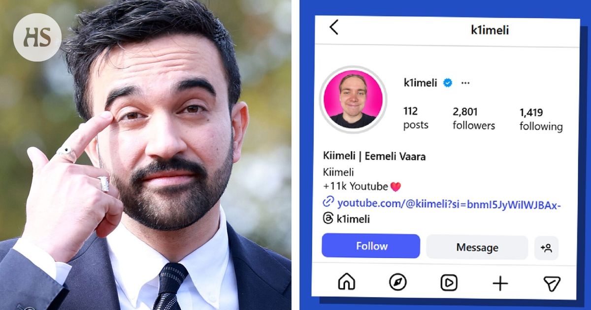 New Yorkin uusi pormestari seuraa oululaistubettajaa somessa