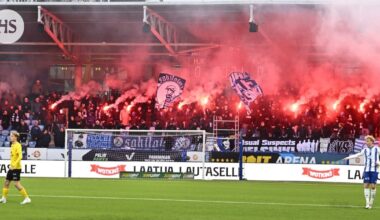 HJK:n fanien käytös keskeytti ottelun, pelaajat komennettiin koppiin