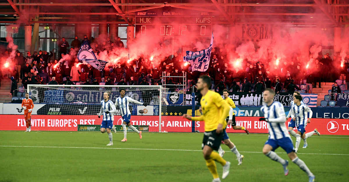 HS: HJK:n fanien häiriköintiin päättyneessä Veikkausliigan huipennuksessa takavarikoitiin katsojalta drooni | Uutisia lyhyesti