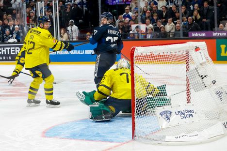 Eemil Erholtz teki ensiluokkaisen maskin Leijonien 2–2-tasoitukseen.