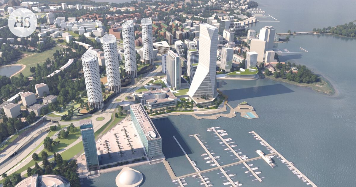 Keilaniemen tornitalot kutistuvat ja viivästyvät vuosilla