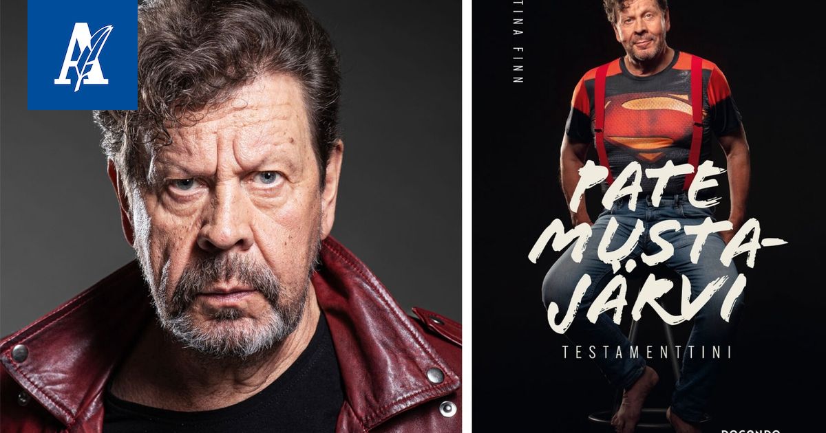 Pate Mustajärveltä ilmestyy Testamenttini-kirja – nimi voi vielä muuttua, kustantamosta kerrotaan