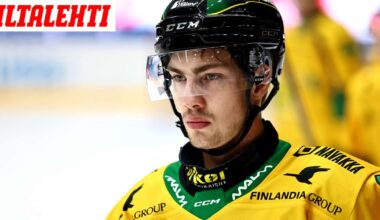 Ruma taklaus! Verinen Ilves-pelaaja talutettiin jäältä