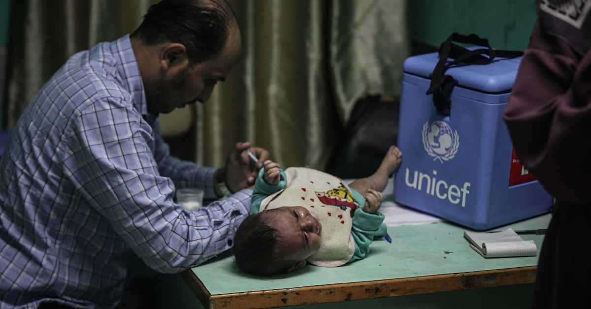 Unicef: Israel estää yli miljoonan rokotusruiskun viemisen Gazaan | Uutisia lyhyesti