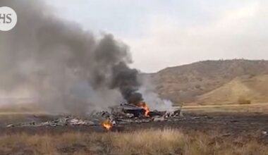 Turkin asevoimien rahtikone syöksynyt maahan Georgiassa, kyydissä 20 ihmistä