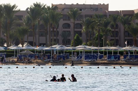 Hurghada on suosittu lomakohde.