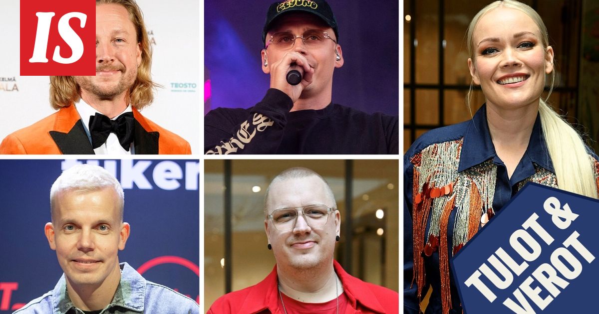 Tulot ja verot: Näin suositut artistit tienasivat