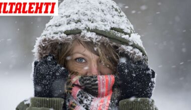 Talvimyrsky täräyttää jopa 40 senttiä lunta