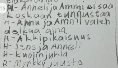 Toiseksi nuorin lapsi teki 9-vuotiaana muistiinpanot äidin väkivaltaisuudesta: Nyt häntä kuullaan oikeudessa