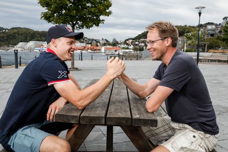 Iivo Niskanen ja Olli Ohtonen vuonna 2018.