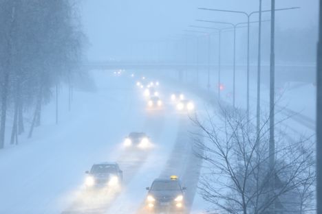 Ajokeli muuttuu vaaralliseksi Keski-Lapissa.
