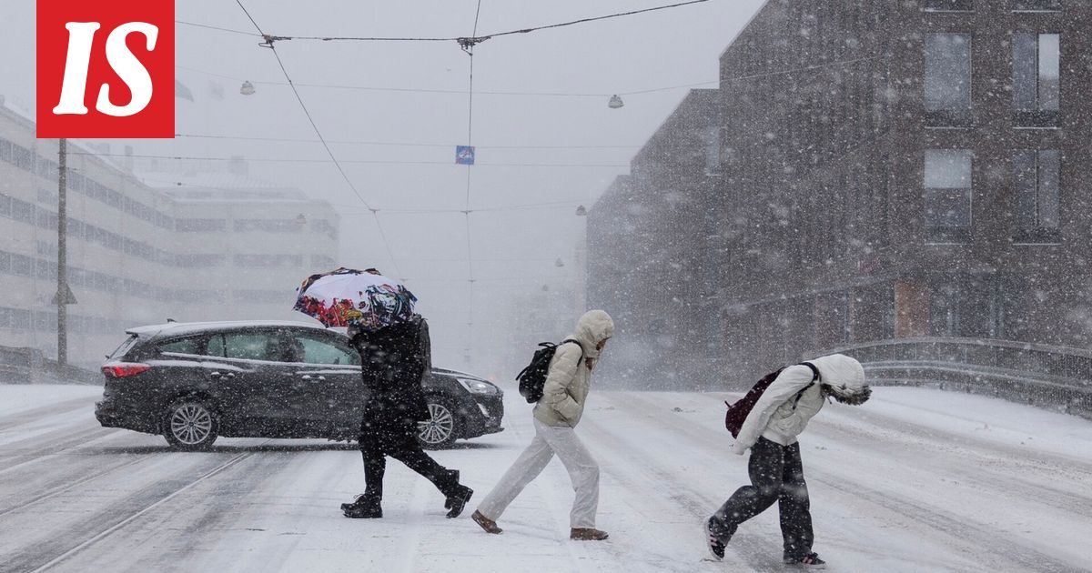 Talvimyräkkä iskee Suomeen – ajokeli muuttuu osassa Suomea vaaralliseksi