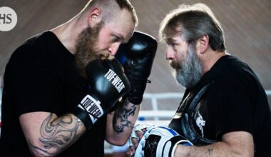 Robert Heleniuksen isä Karl, 74, nousee kehään