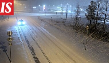Sää: Lapissa kovaa tuulta ja lumisateita, etelään sankkoja lumikuuroja