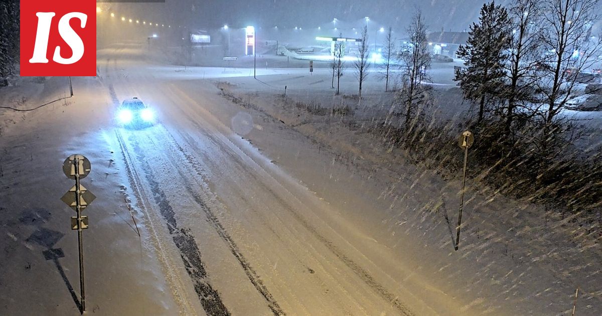 Sää: Lapissa kovaa tuulta ja lumisateita, etelään sankkoja lumikuuroja