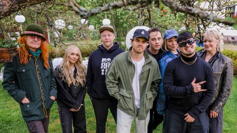 Vain elämää -sarjan tuoreen kauden artistit: Pelle Miljoona, Viivi, Mikki Kauste, Lauri Haav, Johannes Brotherus, Vesta, Käärijä ja Jonna Tervomaa.