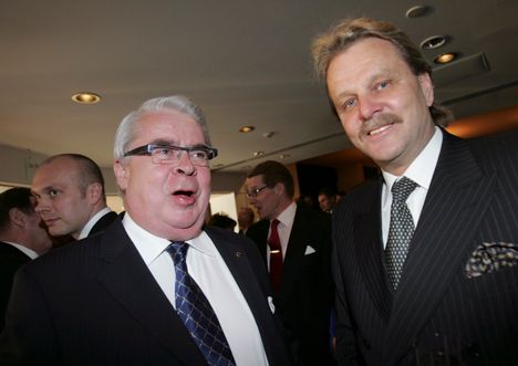 Kummola ja Matikainen SM-liigan gaalassa vuonna 2006.