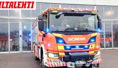 Lauttasaaressa palaa – Poliisi paikalla