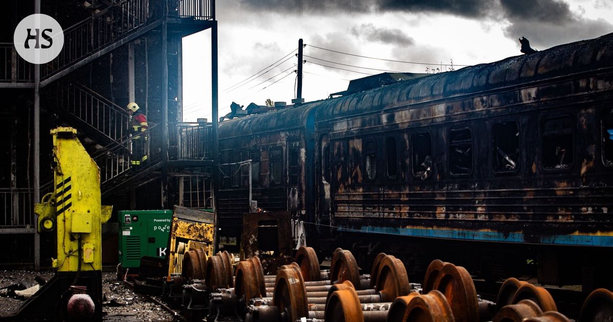 Venäjä iskee nyt suoraan Ukrainan rautateiden vetureihin