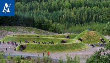 Taiteilija Osmo Rauhalan perustama yhdistys kunnosti erikoisen maataideteoksen