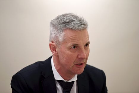 Latvian entinen puolustus- ja ulkoministeri Artis Pabriks.