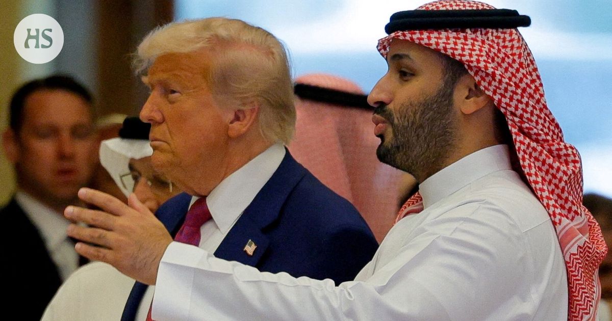 Saudi-Arabian johtaja saapuu Trumpin vieraaksi