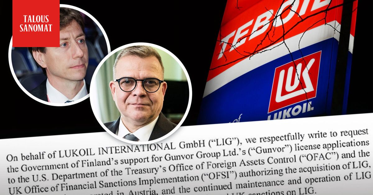 Tämä asiakirja paljastaa: Lukoil on lähestynyt Suomen valtiojohtoa
