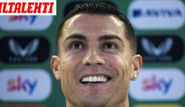 Cristiano Ronaldo tapaa Donald Trumpin