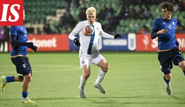 Jalkapallo: Pikkuhuuhkajat jäi tasapeliin Kosovoa vastaan