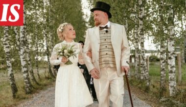 Video julki: Lauri Huttunen ja Sari-Anna Huttunen avioituivat tv-sarjassa