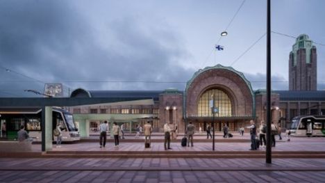 Uudet ratikkapysäkit ovat useita metrejä pitkiä ja niitä tulee kaksi lisää.