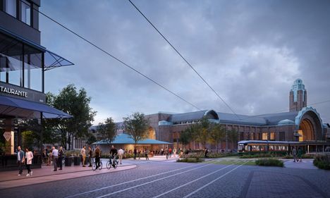 Alueita halutaan uudistuksessa raivata nykyistä enemmän oleskeluun ja kävelyyn.