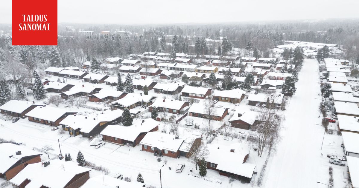 Omakotitalojen hinnoissa hurja pudotus - Ilta-Sanomat