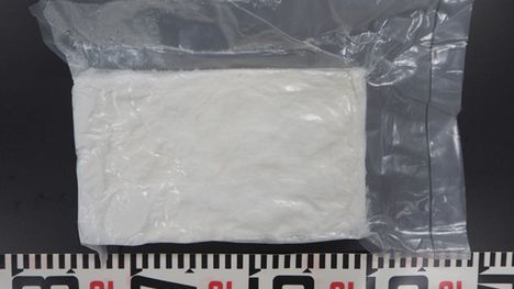 Helsingin poliisilaitoksen takavarikoimaa amfetamiinia.