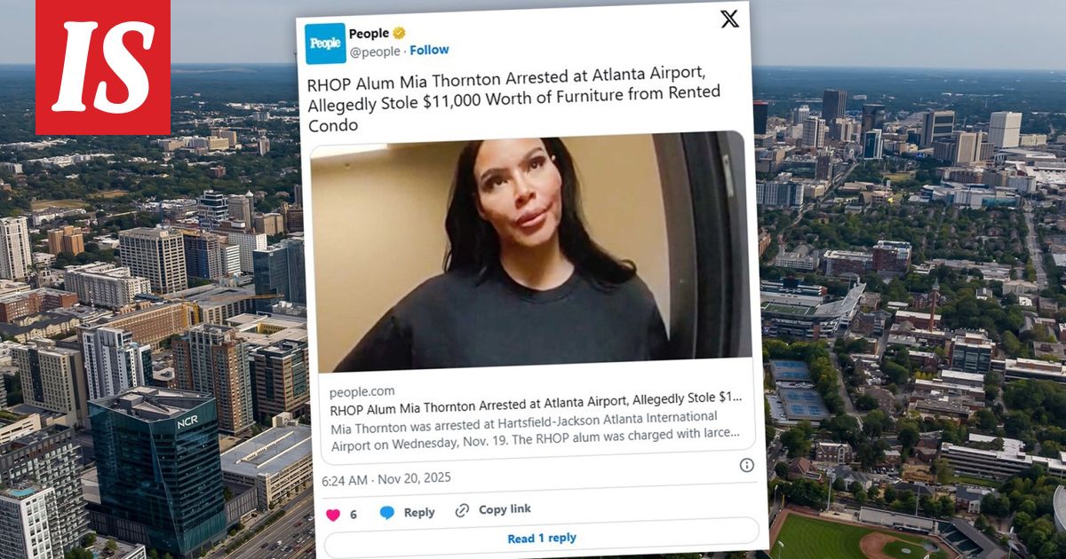 Real Housewives -tähti pidätetty - Ilta-Sanomat