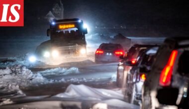 Ruotsissa lumikaaos – pelastuslaitos liukastelee pelastamaan hevosta uima-altaasta