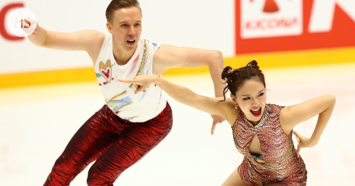 Taitoluistelu: Yuka Orihara ja Juho Pirinen onnistuivat Helsingissä