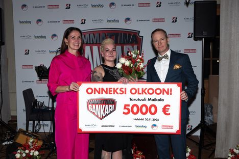 Tarutuuli Maikola valittiin vuoden 2025 Sankarikuljettajaksi.