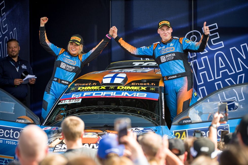 Janni Hussi ja Lauri Joona elokuussa 2024.