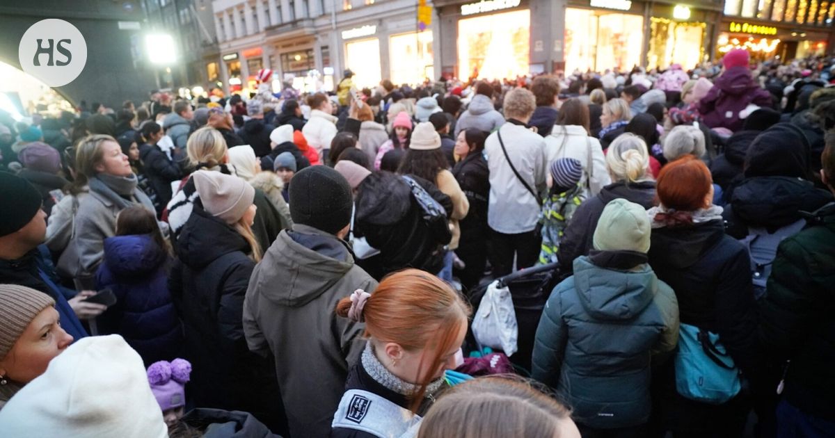 Joulunavaus ruuhkautti pahoin Helsingin ydinkeskustan