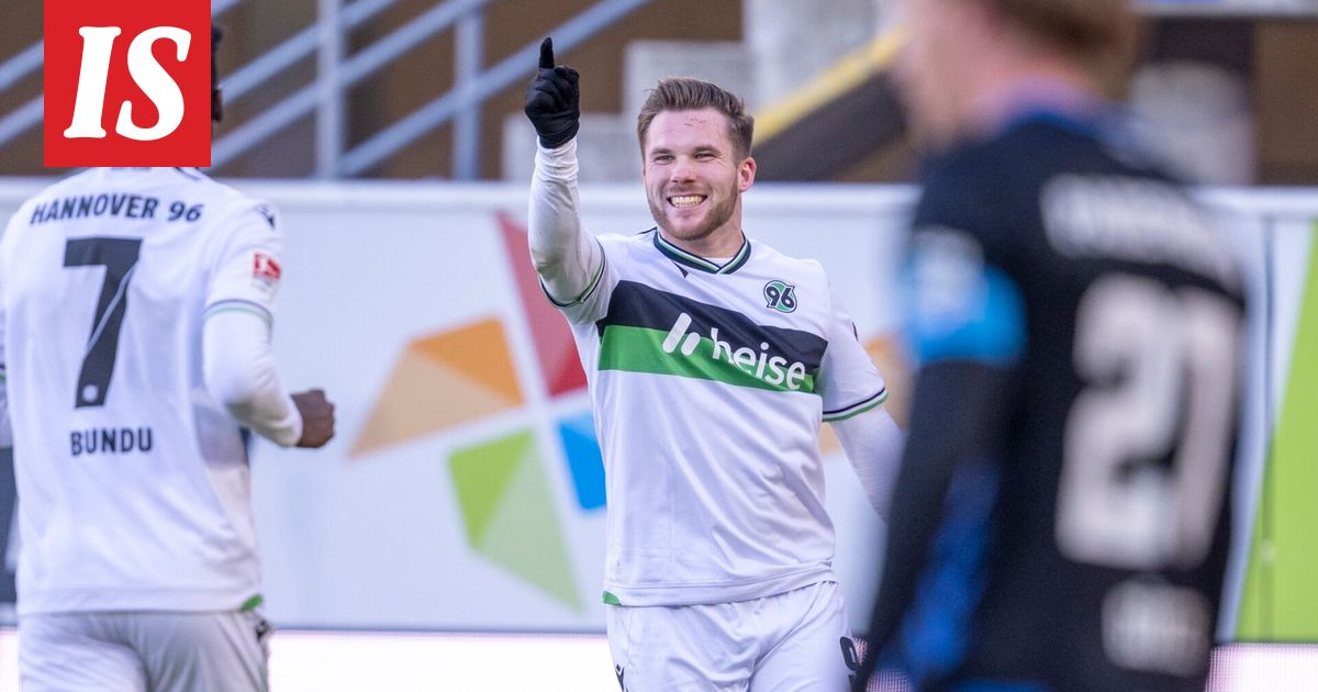 Jalkapallo: Huuhkajien tähti Benjamin Källman hirmuiskussa Saksassa – kaksi maalia!