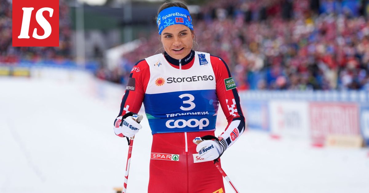 Hiihto: Norjan hiihtotähti Kristine Stavås Skistad sai punaisen kortin
