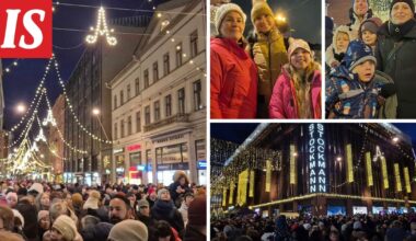 Joulukauden avaus: Helsingin keskusta ruuhkautui